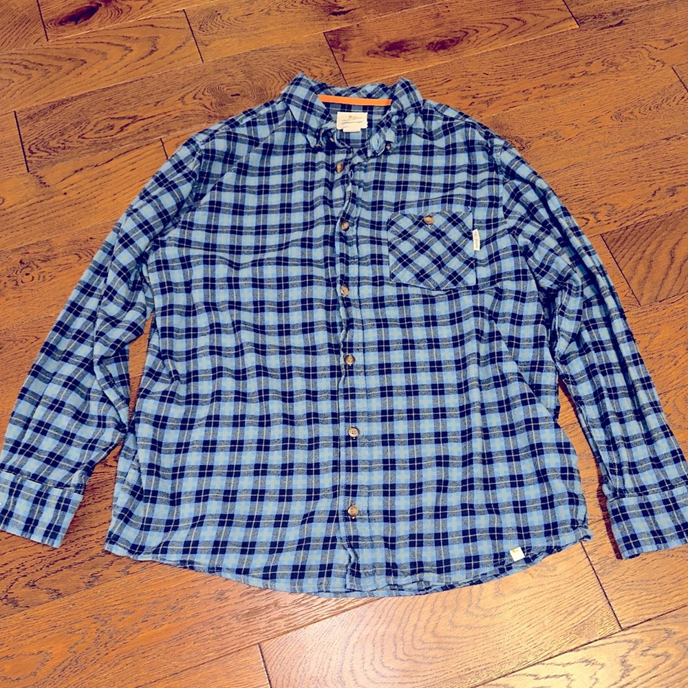 Field & Stream Flannel Long Sleeve Button Down size X-Large